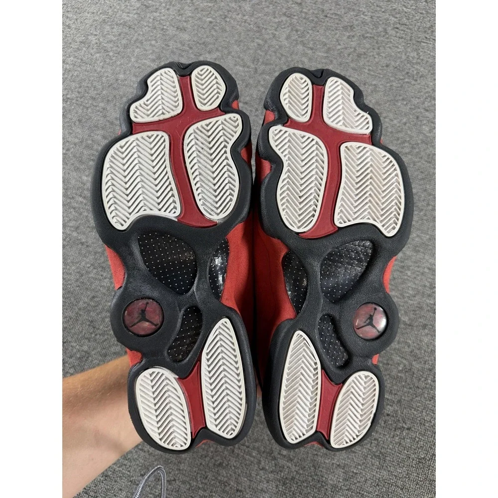 Jordan Air Jordan 13 Retro Bred Shoes Mens 9.5 Black Red Basketball 414571 004